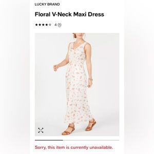 Lucky Brand Women’s Floral Maxi Dress